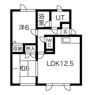 藤野マンション【1階】の間取り
