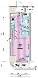 メインステージ中村橋【9階】の間取り