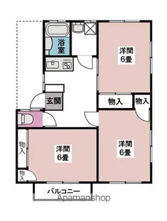 サンパレス山之神【1階】の間取り