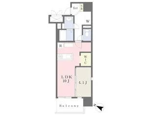 MODULE仙台立町【7階】の間取り