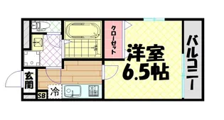 Primavera Nakanoshima【4階】の間取り