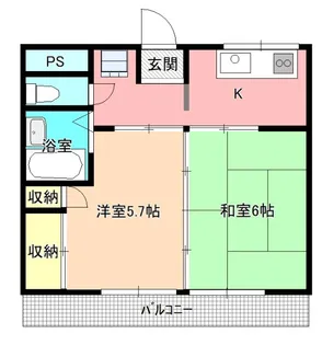 松ビル【2階】の間取り
