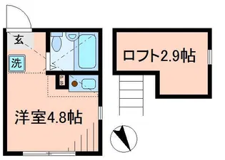 ケーンヒル田端【3階】の間取り