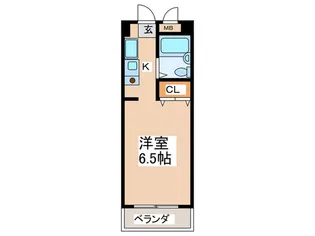 クレセントヒルズ【3階】の間取り