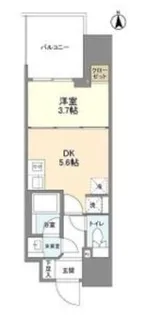 ルフォンプログレ堺筋本町タワーレジデンス【10階】の間取り