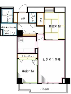 ハイエスト荻窪【8階】の間取り