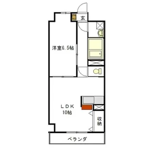 アーバンヒルズ城山2号館【4階】の間取り