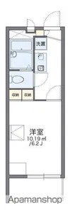 レオパレストラスト【3階】の間取り