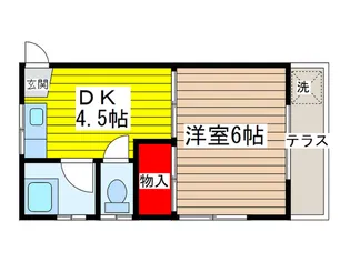 リヴァサイドハイム【1階】の間取り