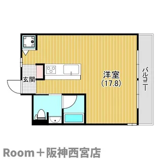 ヴィラミナミII【2階】の間取り