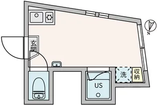 TRアーバンプレイス中野【1階】の間取り