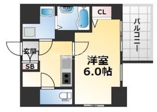 エスリード神戸ハーバークロス【5階】の間取り