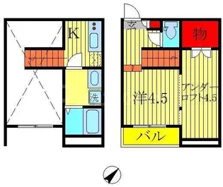 La・Venus ラ・ヴィーナス【1階】の間取り