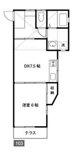 アレッシア【1階】の間取り