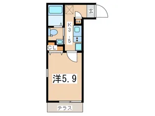 エトワ-ル横浜【1階】の間取り