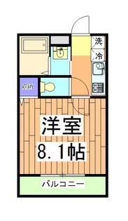 セレーノ御前蛸薬師【2階】の間取り