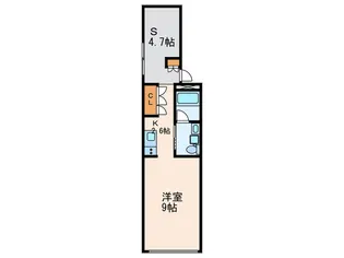 プラティーク大塚【4階】の間取り