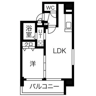 ハーモニーコート東札幌【9階】の間取り