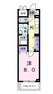 アクシア横浜鶴見【3階】の間取り