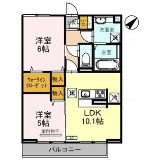 グランベール【1階】の間取り