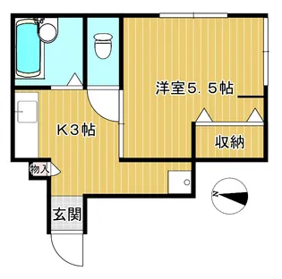コーポさかた【1階】の間取り