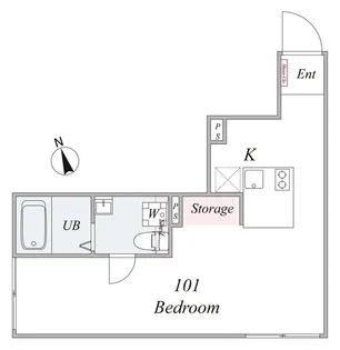 PREAS KAMATA【1階】の間取り