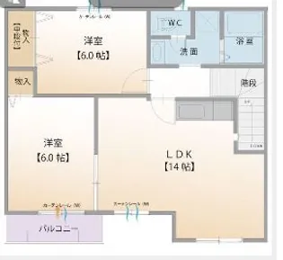 パークメゾン I【2階】の間取り