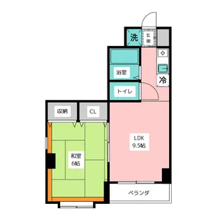 パストラル前浜【2階】の間取り