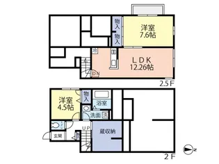 果林【2階】の間取り