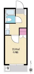 アローハイツ【3階】の間取り