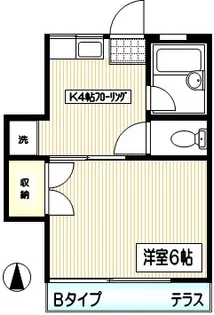 メゾン成城【1階】の間取り
