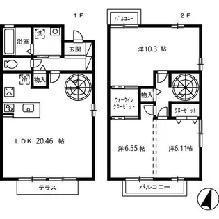 佐賀県佐賀市兵庫北6【一戸建】の間取り