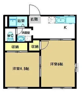 グナーデンハイムB棟【1階】の間取り