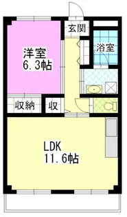 グランパ【2階】の間取り