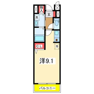 プルメーリア【2階】の間取り