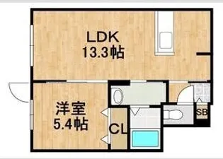 Lien KitahiroshimaII【5階】の間取り