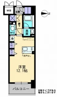アルファレガロ西古松【12階】の間取り