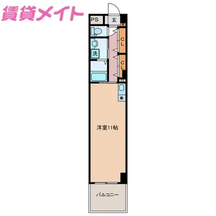 KTGレジデンス江戸橋【2階】の間取り