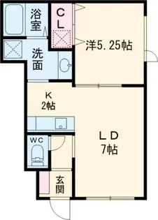 スマイルハート【1階】の間取り