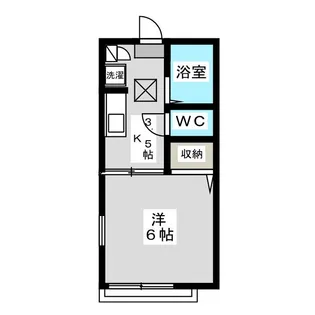 アンビション・タキ【1階】の間取り