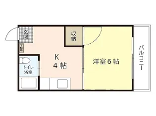 コーポ佐々木【2階】の間取り