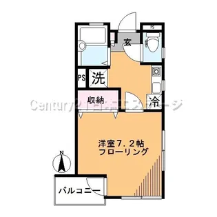 モワソン【1階】の間取り