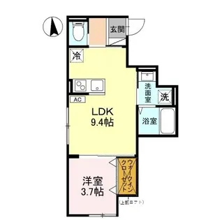 レグルス【1階】の間取り