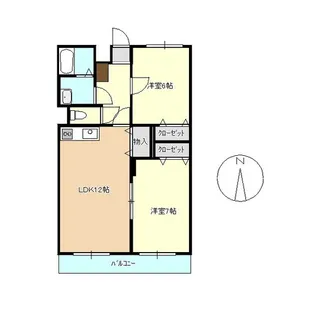 岩手県盛岡市本宮6【マンション】の間取り