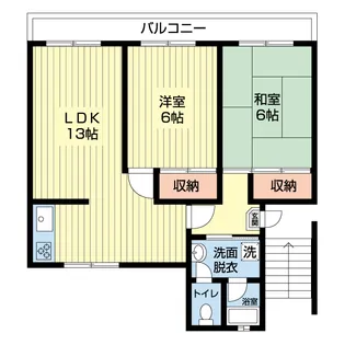 フロンティア西山台【3階】の間取り