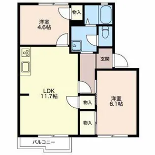 タウンA【1階】の間取り