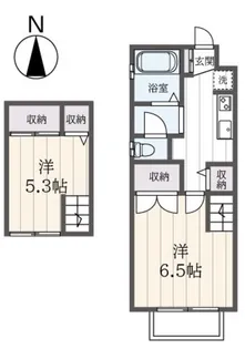 グランドール・アベニュ【2階】の間取り