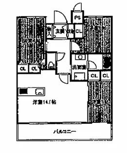 リベール加古川駅前【9階】の間取り