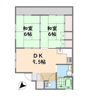 石川コーポIII【3階】の間取り