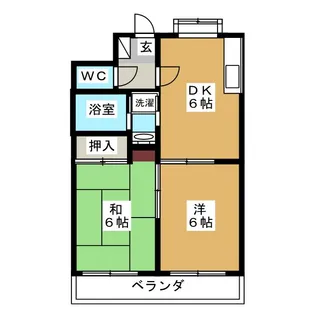 カーソルサヴァリンナ【1階】の間取り